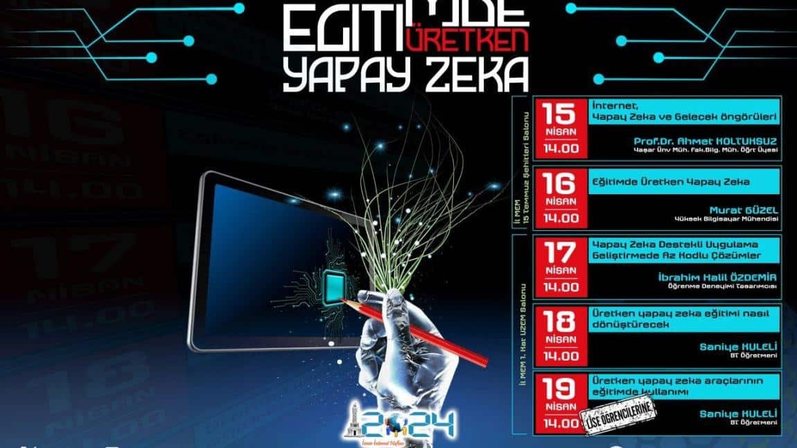 15- 19 Nisan 2024 tarihlerinde İzmir İnternet Haftası Etkinlikleri